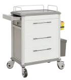 OVM - 23 vozík zdravotnický 3-zásuvkový, bílá