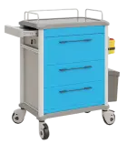 OVM - 23 vozík zdravotnický 3-zásuvkový, modrá