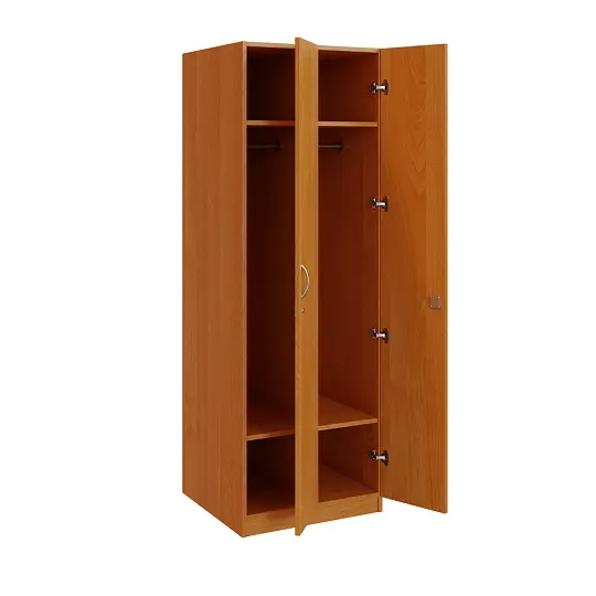 Q 221-60 skříň šatní, 2-dvéřová, 600x600x1800mm, olše jantar