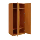 Q 221-80 skříň šatní, 2-dvéřová, 800x600x1800mm, olše jantar