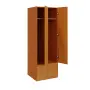 Q 222-60 skříň šatní, 2-dvéřová, 600x600x1800mm, olše jantar