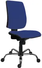 777 ASYN/CR křeslo kancelářské, koženka SK 10 - koženka tm. modrá