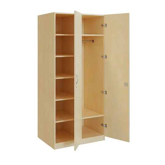 Q 223-80 skříň šatní, 2-dvéřová, 800x600x1800mm, bříza irská