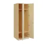 Q 221-60 skříň šatní, 2-dvéřová, 600x600x1800mm, bříza irská