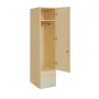 Q 12-40 skříň šatní, 1-dvéřová, 400x600x1800mm, bříza irská
