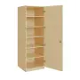 Q 14-60 skříň šatní, 1-dvéřová, 600x600x1800mm, bříza irská