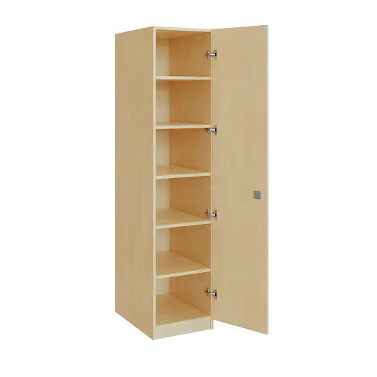 Q 14-40 skříň šatní, 1-dvéřová, 400x600x1800mm, bříza irská