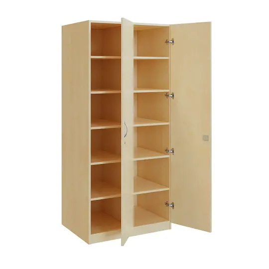 Q 224-80 skříň šatní, 2-dvéřová, 800x600x1800mm, bříza irská