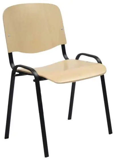 PESCARA N židle konferenční, kostra černá, buk