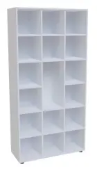 TETRIS B skříňka, základní modul vysoký, bílá