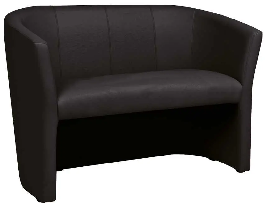 PAOLA - 2 křesílko, koženka černá