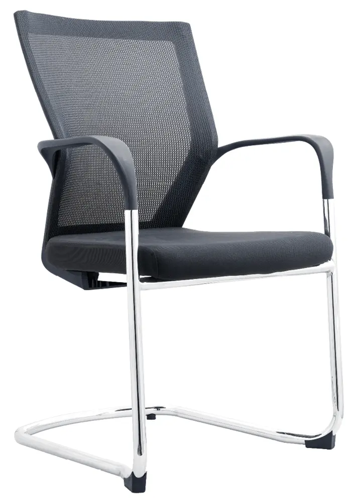 RAVEN židle konferenční, mesh/látka černá