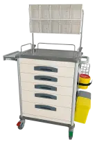 OVM - 02 vozík zdravotnický, bílá