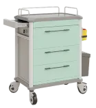 OVM - 23 vozík zdravotnický 3-zásuvkový, zelená