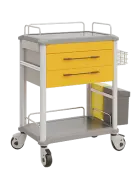 OVM - 22 vozík zdravotnický 2-zásuvkový, žlutá