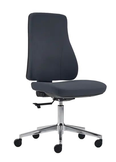 ORION židle kancelářská, kříž chrom, látka černá