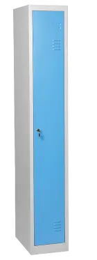JP - 300 N skříň kovová 1-dveřová 1850x500x300 mm, šedá/modrá