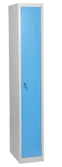 JP - 300 N skříň kovová 1-dveřová 1850x500x300 mm, šedá/modrá