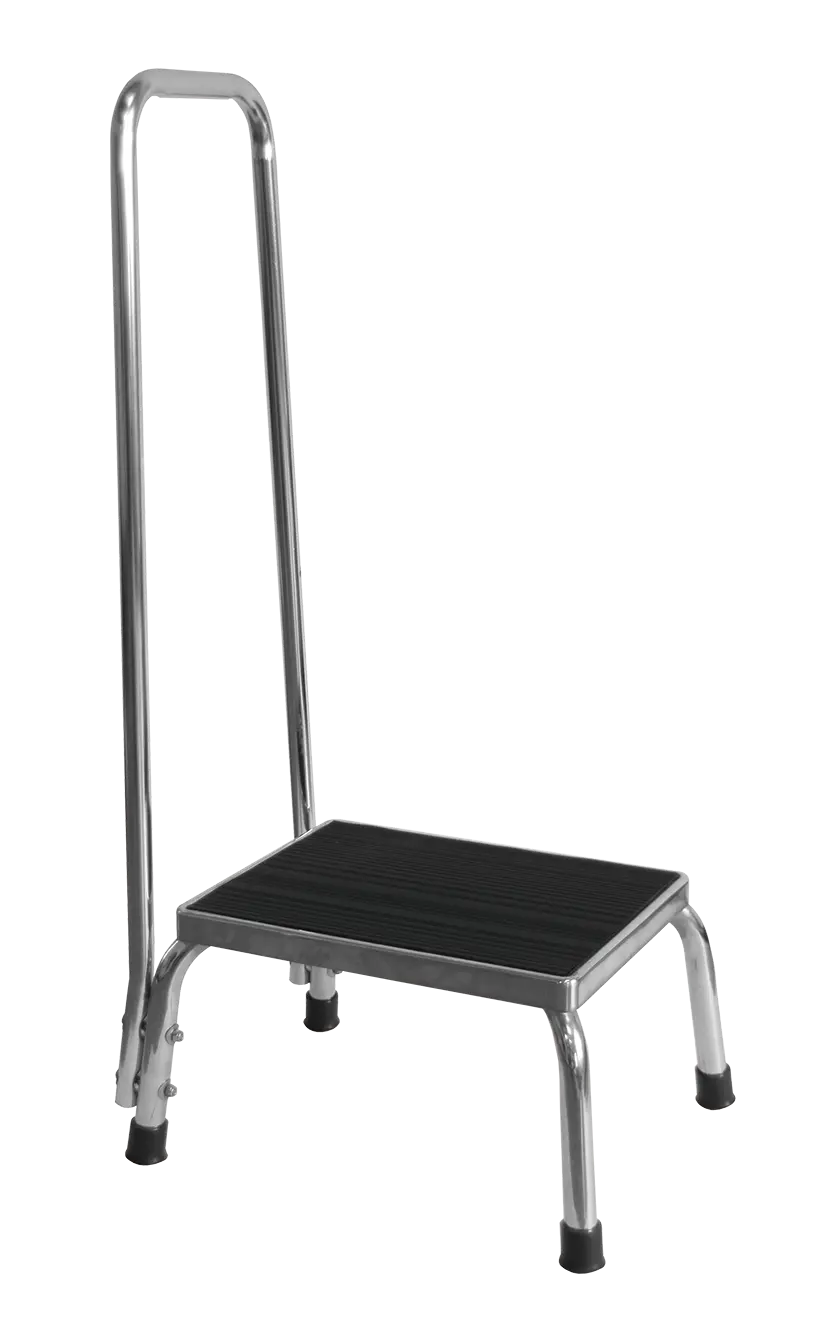 STUP - madlo schůdek s protiskluzovým nášlapem a madlem