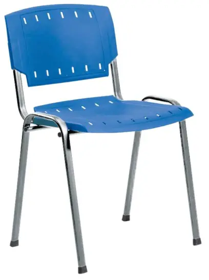 KLINT CR židle, plast modrý