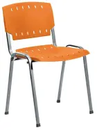 KLINT CR židle, plast oranžový