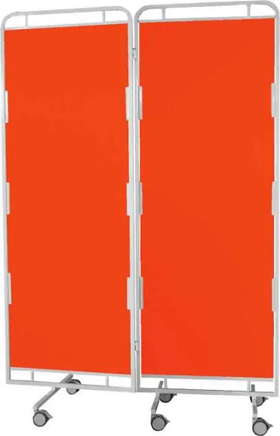 Zástěna D, 2 - dílná, oranžová