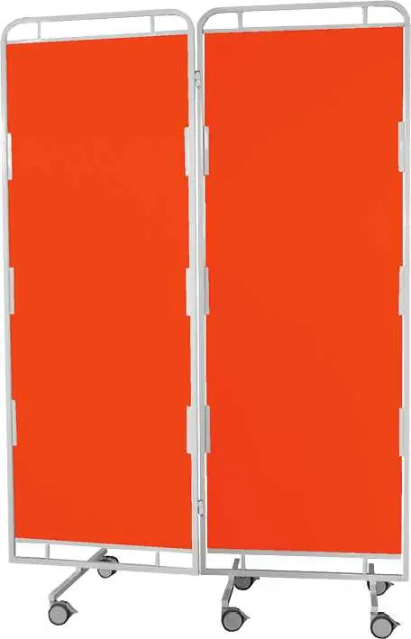 Zástěna D, 2 - dílná, oranžová