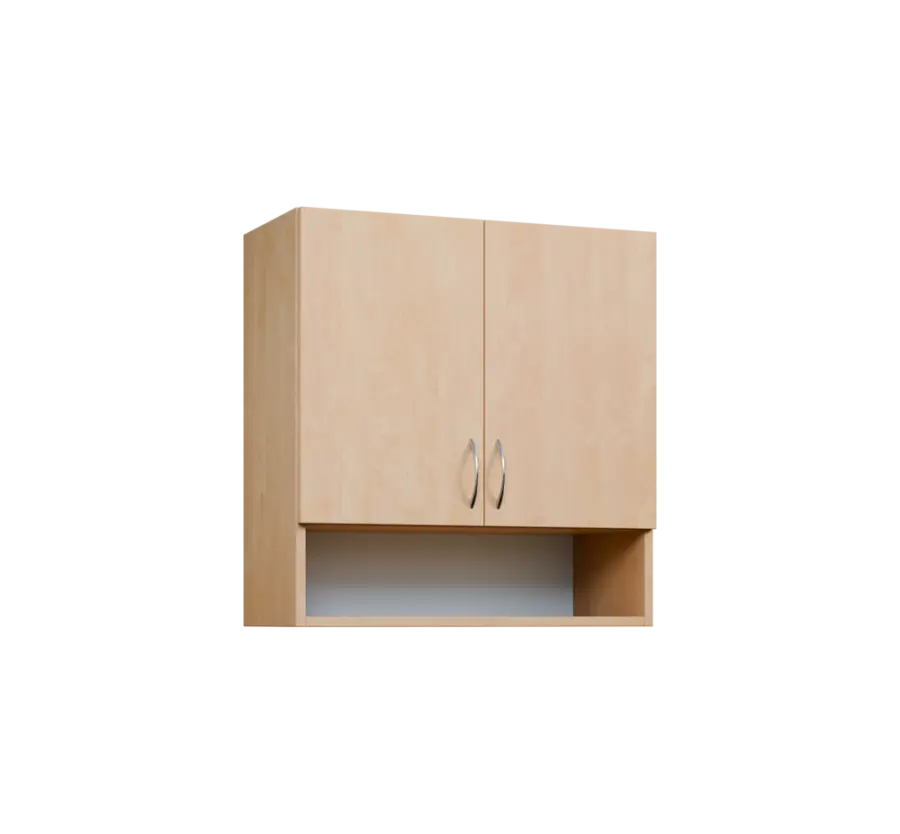 CH - 7ND horní skříňka, 2-dveřová/nika, 730x700x300, bříza světlá