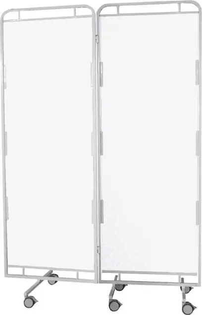 Zástěna D, 2 - dílná, bílá