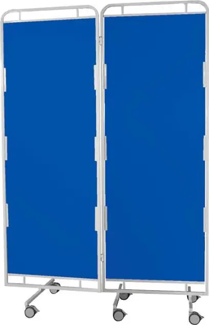 Zástěna D, 2 - dílná, modrá