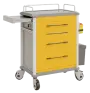 OVM - 24 vozík zdravotnický 4-zásuvkový, žlutá