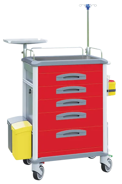 EMG - 01 vozík zdravotnický Emergency, červená