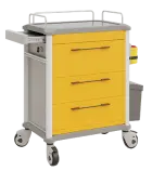 OVM - 23 vozík zdravotnický 3-zásuvkový, žlutá