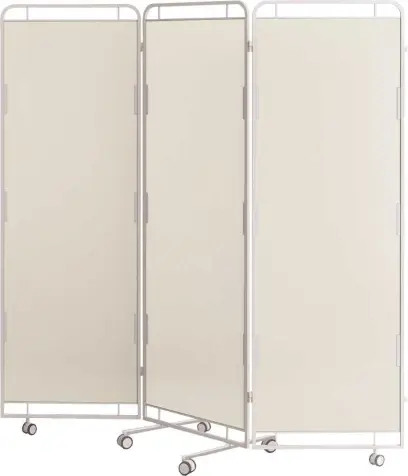 Zástěna D, 3 - dílná, bílá