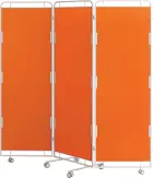 Zástěna D, 3 - dílná, oranžová