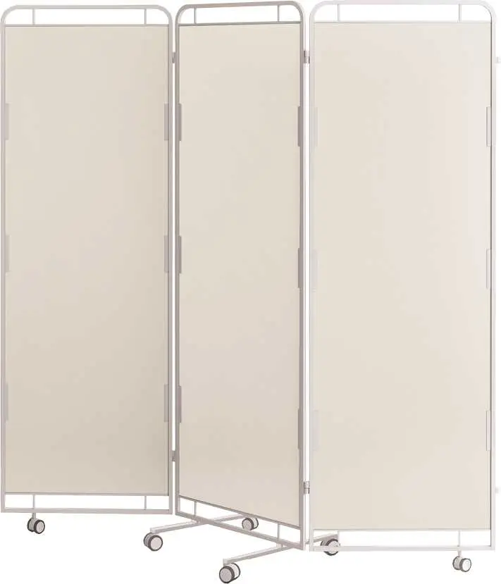 Zástěna E, 3 - dílná, bílá