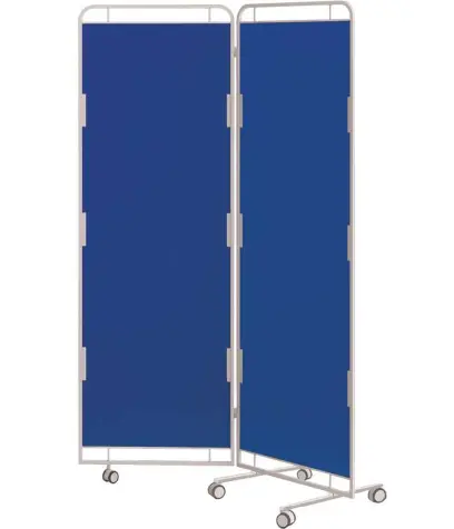 Zástěna E, 2 - dílná, modrá