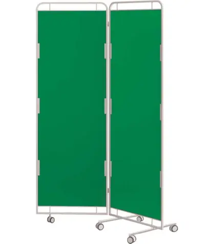 Zástěna E, 2 - dílná, zelená