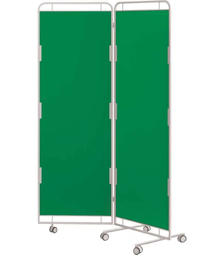 Zástěna E, 2 - dílná, zelená