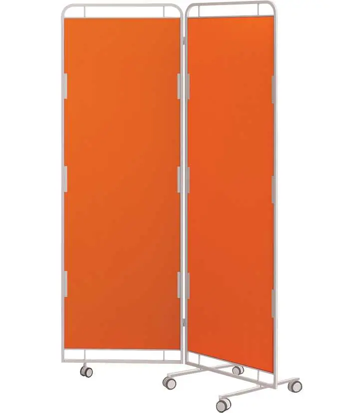Zástěna E, 2 - dílná, oranžová