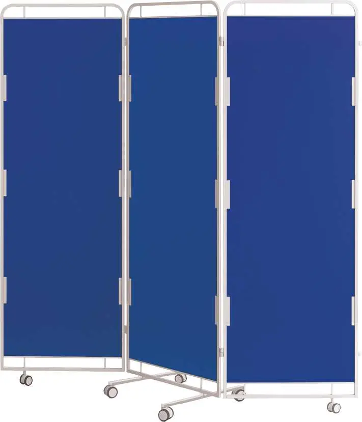 Zástěna E, 3 - dílná, modrá