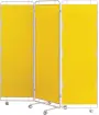 Zástěna E, 3 - dílná, žlutá