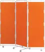 Zástěna E, 3 - dílná, oranžová