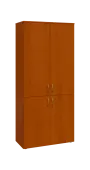 BN 5 - 84D kancelářská skříň, 4-dveřová, 1800x800x400, třešeň šumavská