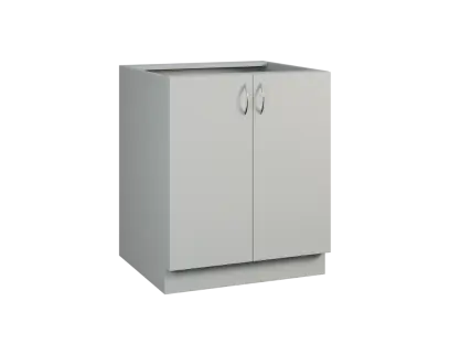 CS - 7D spodní skříňka, 2-dvéřová, 870x700x600, šedá