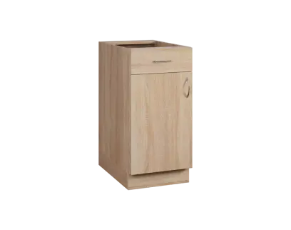 CS - 4DZ spodní skříňka, 1-zásuvková, 1-dveřová, levá, 870x400x600, dub bardolino