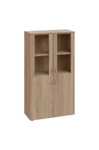 CN 4 - 8DS skříň, 4-dveřová/prosklená, 1450x800x400, dub bardolino