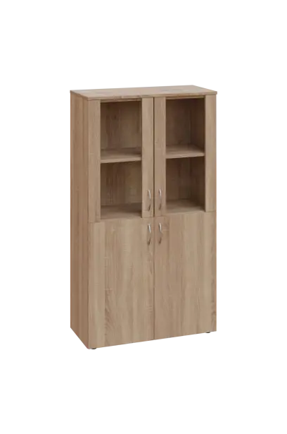 CN 4 - 8DS skříň, 4-dveřová/prosklená, 1450x800x400, dub bardolino