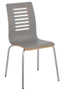 CARMEN jídelní židle šedá, kostra nerez