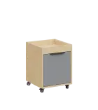 AERO 50 kontejner pojízdný, 1-zásuvkový, zámek, chinchilla šedá/bříza irská